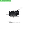 JANDECCN 10Pcs Lead Limit Switch Hinge Lever Bend Arm, SPDT
