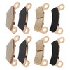 Mabutingti Front and Rear Brake Pads Sintered for Polaris RZR