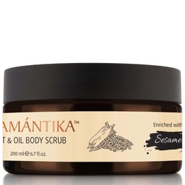SEAMANTIKA - Mineral Facial Scrub with Apricot Kernels - Gentle Exfoliation and Instant Glow - Suitable for all skin types - No Parabens, Silicones, Mineral Oils - 100 ml