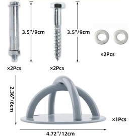 LBDONDIN Wall Mount Bracket for X, Yoga Ceiling Mount Suspension Straps for Gymnastic Rings and Aerial Yoga Swing