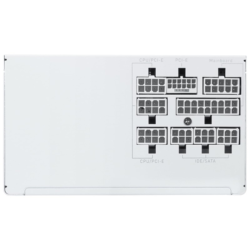SAMA White 650W Power Supply - Fully Modular 80 Plus
