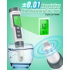 Digital pH Meter with TDS and Temperature Display, LCD Screen,