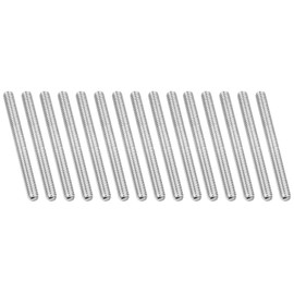 PATIKIL 5/16"-18 UNC 304 Stainless Steel Threaded Rod, Pack of 15, 80 mm Length, Long Thread Screw, Threaded Rods, Threaded Rods, Threaded Rods for Anchoring Screw, Clamps, Hangers and U-Bolts