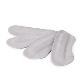 biped 2 Paar Anti Slip Fersenhalter - schnelle Hilfe bei zu großen Schuhen und Polster für harte Fersen Kappen - Antislip Fersenpolster aus besonders weichem, echten Velours Leder - selbstklebende Schuheinlagen z1769