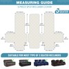 TAOCOCO 100% Waterproof Recliner Sofa Covers 3 Seater Split Couch