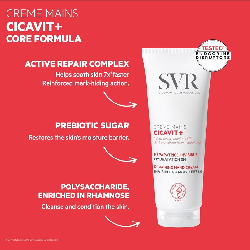 SVR Cicavit Crema Protectora para Manos para Piel Irritada y