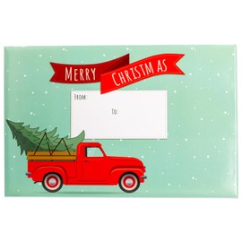 PackRite Holiday Bubble Mailers Christmas Padded Envelopes Self-Sealing Decorative Mailing Envelopes, 6 Pack, Christmas Truck, Large 10.5 x 16 Bubble Mailers