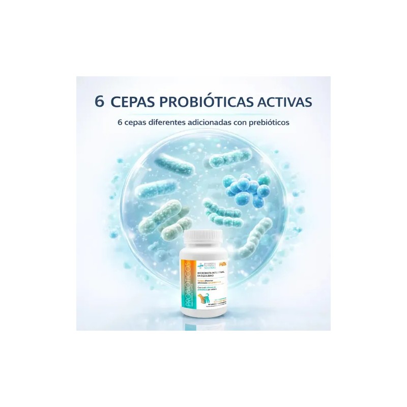 Probiótico Para Perro Probiotico En Tableta Masticable 60 Pz