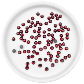 Mulutoo 400Pcs Hotfix Rhinestones Bulk, Crystal Clear AB Rhinestones for Crafts Clothes DIY Decoration,SS30,6-6.2MM(XS024 - Deep Red)