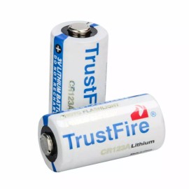 TrustFire CR123A 123A 85177 Lithium Battery 1400mAh 3.0V 3V Batteries For Camera - 2* CR123A Battery