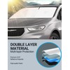 Proadsy - Parasol plegable para parabrisas delantero 2024, ajuste personalizado,