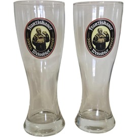 Franziskaner Weissbier Wheat Beer Glass | XL .5 L Glass - SET OF 2