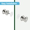 iBath Shower Door Handle, Anti-Collision Glass Door knob Compatible with