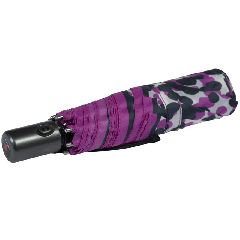Knirps Slim Duomatic Folding Umbrella with Automatic Open/Close UV Protection