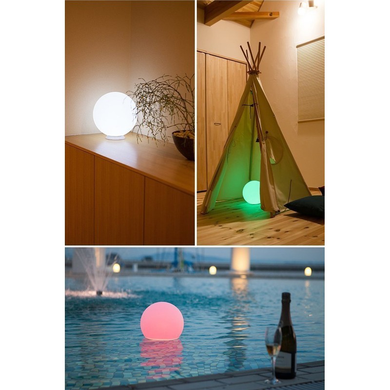 MR.GO 15 cm Light Ball LED Ball Lamp, Charger Bedside