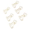 100pcs Dog Shape Paper Clips Improved Slip Resistance Rust Proof