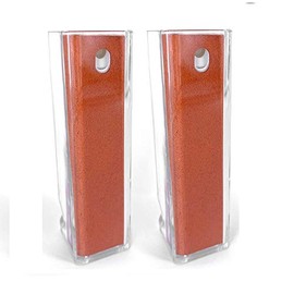 2 Acuvar All in One Screen Cleaning Sprays with Microfiber and Phone Stand. Cleans and Disinfects Smartphones, Tablets, LCD, LED Laptop, TV Screens, and More (Orange)