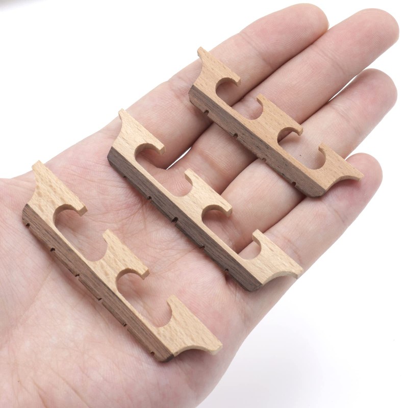 Cheerock 5-String Banjo Bridge, Ebony Maple Banjo Bridge Replacement Composite