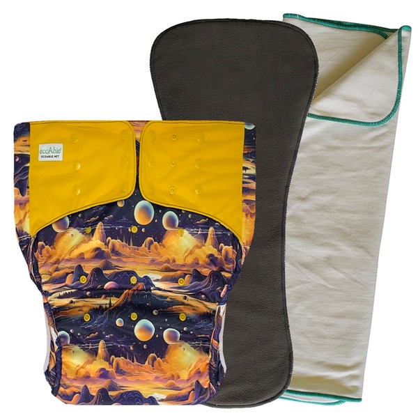 Adult Pocket Cloth Diaper 2.0: Incontinence Protection Briefs with Insert