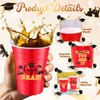 Qinyoung 36 Pcs 2025 Graduation Plastic Cups 16 oz Congrats