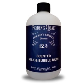 Payden's Cobalt Cashmere & Oakmoss for Men Scented Milk & Bubble Bath, 12 Oz