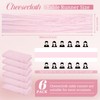 6 Pack Light Pink Cheesecloth Table Runner, 10Ft Boho Gauze
