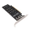 PCIE X16 to M.2 M KEY Expansion Card NVMEx4 SSD