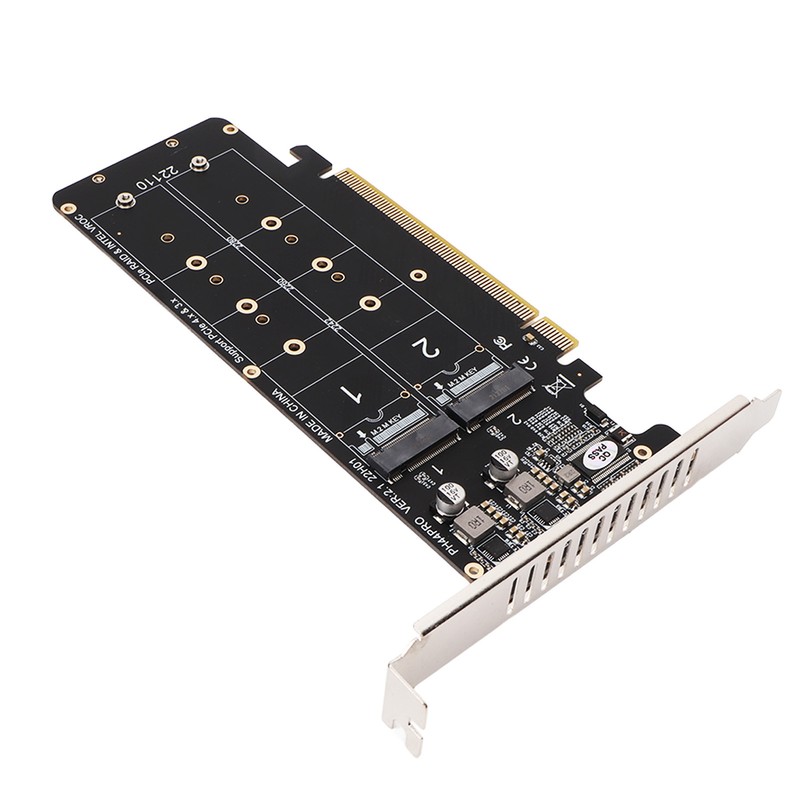 PCIE X16 to M.2 M KEY Expansion Card NVMEx4 SSD