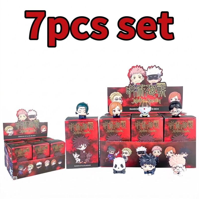Jujutsu Kaisen Mini Figure Set -Style Anime Collectibles for Desks,