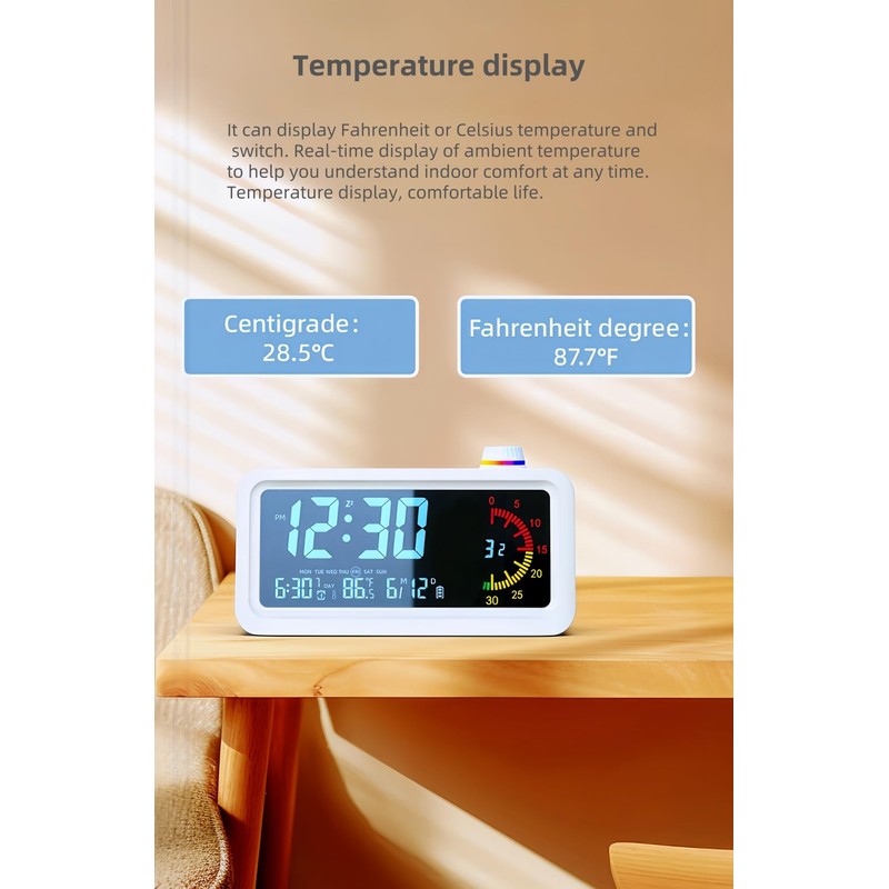 YHFITN Smart Visual Timer Alarm Clock, Countdown Timer Clocks with