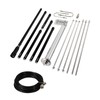 FMUSER GP100 FM Transmitter Antenna Outdoor, 1/4 Wave Professional GP