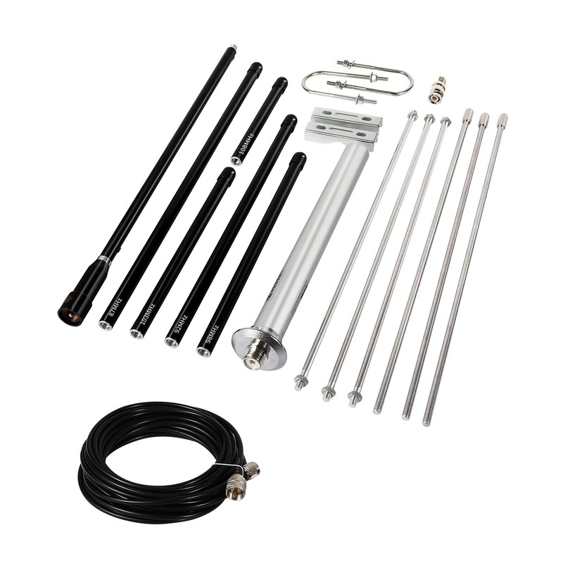 FMUSER GP100 FM Transmitter Antenna Outdoor, 1/4 Wave Professional GP