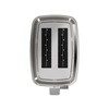 GE 2 Slice Black Stainless Steel Toaster, Extra Wide Slots