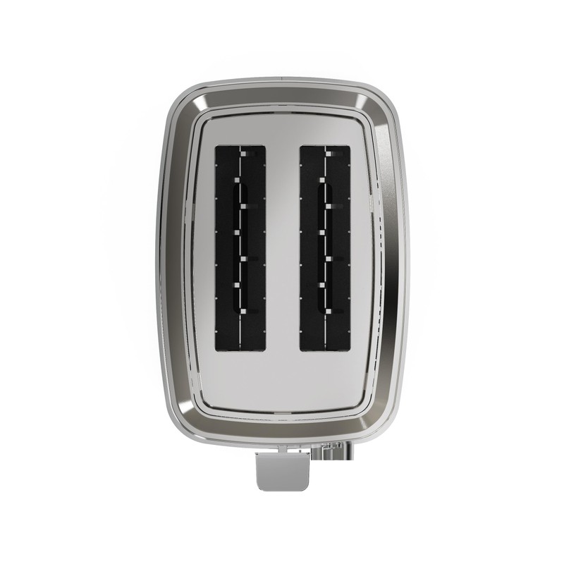 GE 2 Slice Black Stainless Steel Toaster, Extra Wide Slots