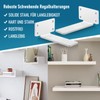 Pack of 2 Shelf Brackets, Shelf Brackets, 20 cm, Heavy