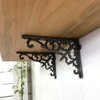 [Set of 2] Shelf Bracket, Iron Antique Style Bracket, Cast