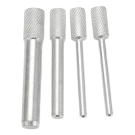 Partuto Engine Timing Belt Pulley Rod Tool Kit - Car Crank Pulley Install Tool - for Peugeot 1.4 and 1.6 HDI Metal Silver Tone - 1 Set