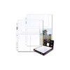 BCW Pro 3-Pocket Photo Sleeves (20 Pack) | 4"x6" Acid-Free,