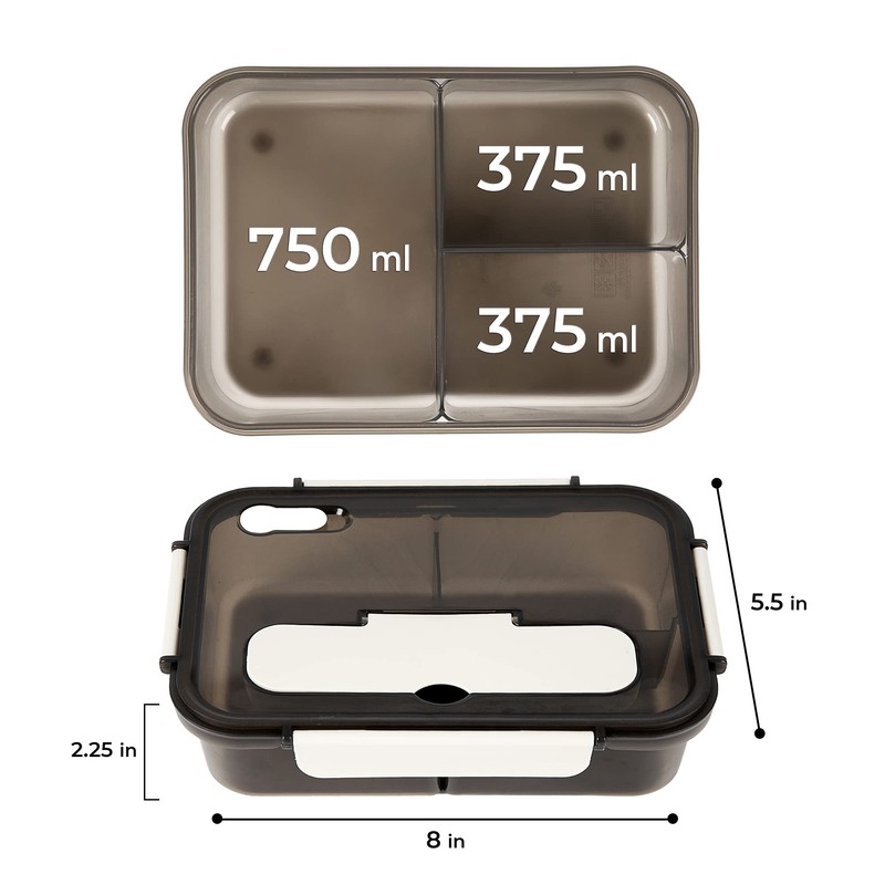 AURORA EATS Bento Box Large Lunch Box for Adults |