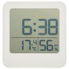 Ohm Electric HB-T20-W 08-1450 OHM Digital Thermometer, Hygrometer, For Bathrooms,