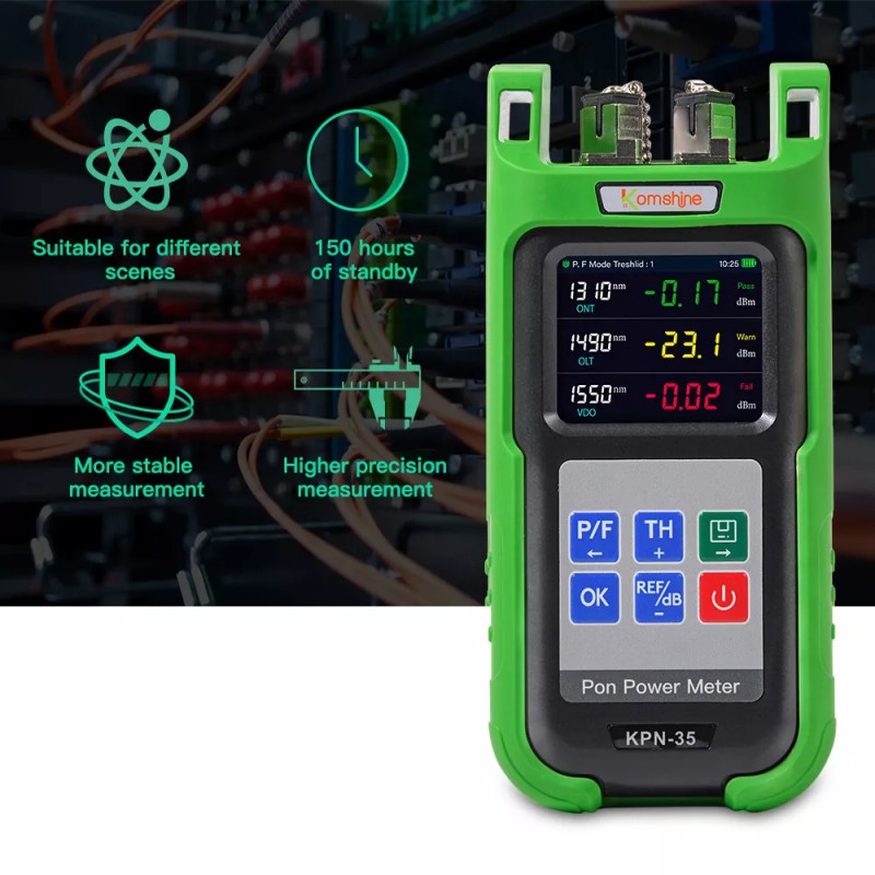 Komshine FI-20V Fiber Optic Identifier & KPN-35 PON Power Meter