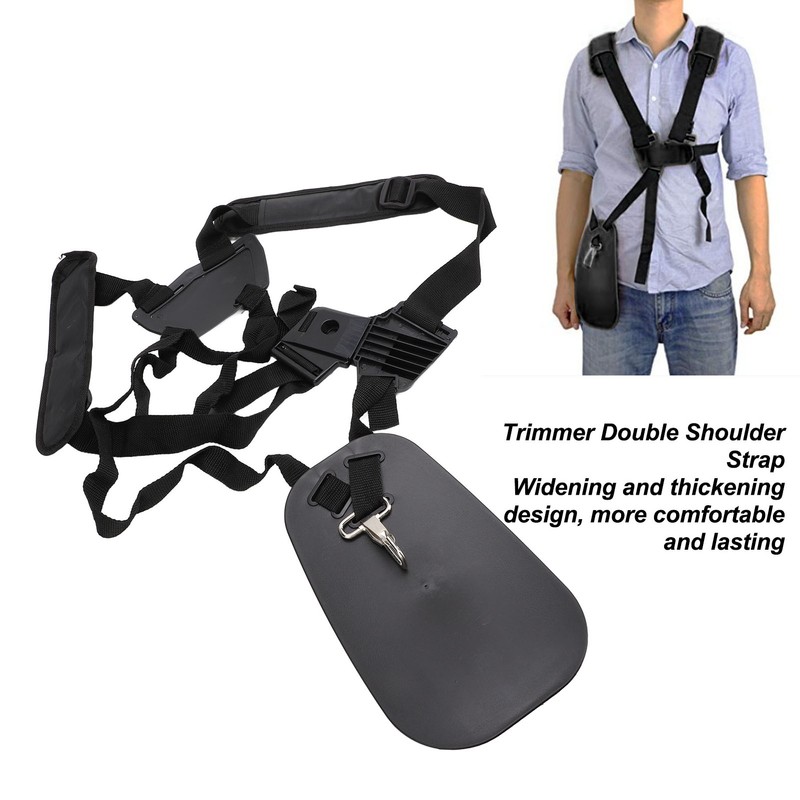 Trimmer Double Shoulder Strap Widened Thickened Adjustable Lawn Mower Harness