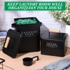 Yaocom 2 Pcs Laundry Pod Container with Dryer Sheet Holder