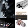 Zikefest M10x1.0 Metric Stainless Steel Single Banjo Bolt Brake Fitting