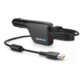 Helpers Lab 20V 4,5A 90W Kfz Netzteil Ladegerät Ladekabel Autoladegerät für Lenovo Flex ideapad ThinkCentre Thinkpad Flex Helix X1 Carbon Yoga Medion Akoya IdeaCentre Edge