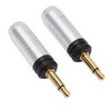 3.5mm Repair Plug Solder Type Gold Plated Replacement Mono Male