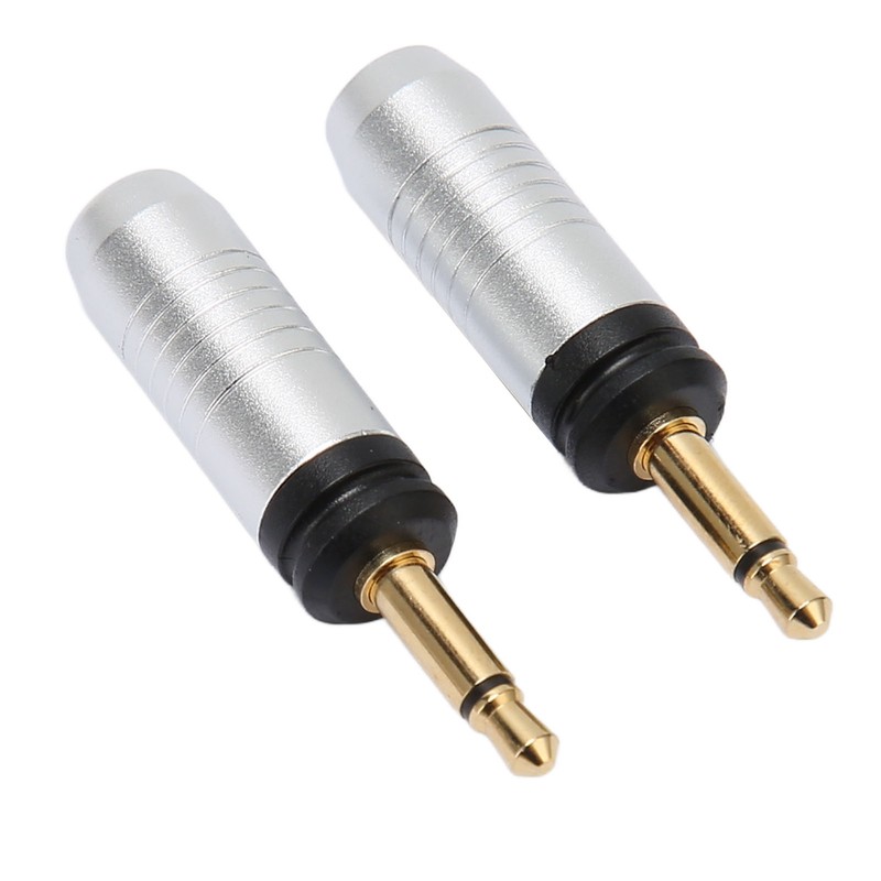 3.5mm Repair Plug Solder Type Gold Plated Replacement Mono Male