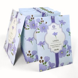 Scented Sachets - 12 Pack, Long-Lasting Home Fragrance Sachet Bags, Large Fresh-Scented Envelope Packets, Fragrant Sachets for Drawers and Closets (Linen)