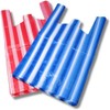 AMD Nexus Candy Stripe Plastic Vest Carrier Shopping Bags (Blue