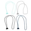 IWOWHERO 4Pcs Magnetic Earbud Lost Leash Flexible Earphone Lanyard Compatible
